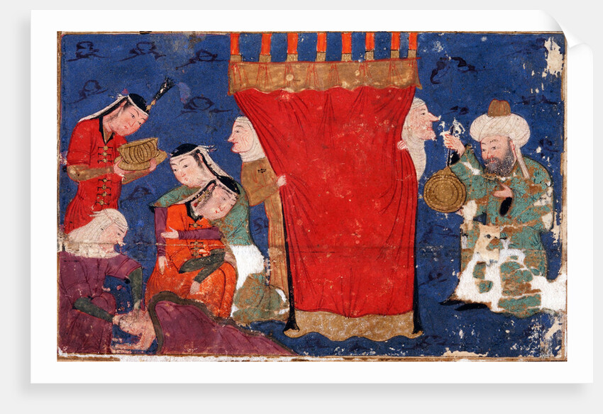 The Birth of Alexander the Great. From: Eskandar-nameh (The Book of Alexander) by Anonymous