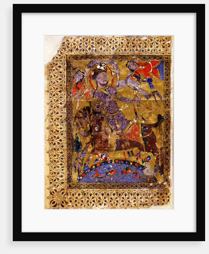 Illustration from Kitab al-aghani (Book of Songs) by Muhammad ibn Abi Talib al-Badri