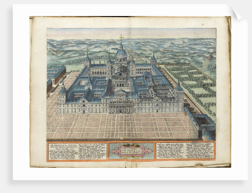 El Escorial by Abraham Ortelius