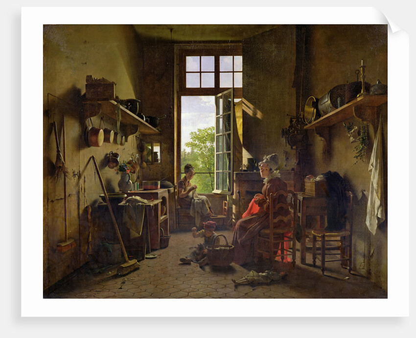 Kitchen Interior by Martin Drolling