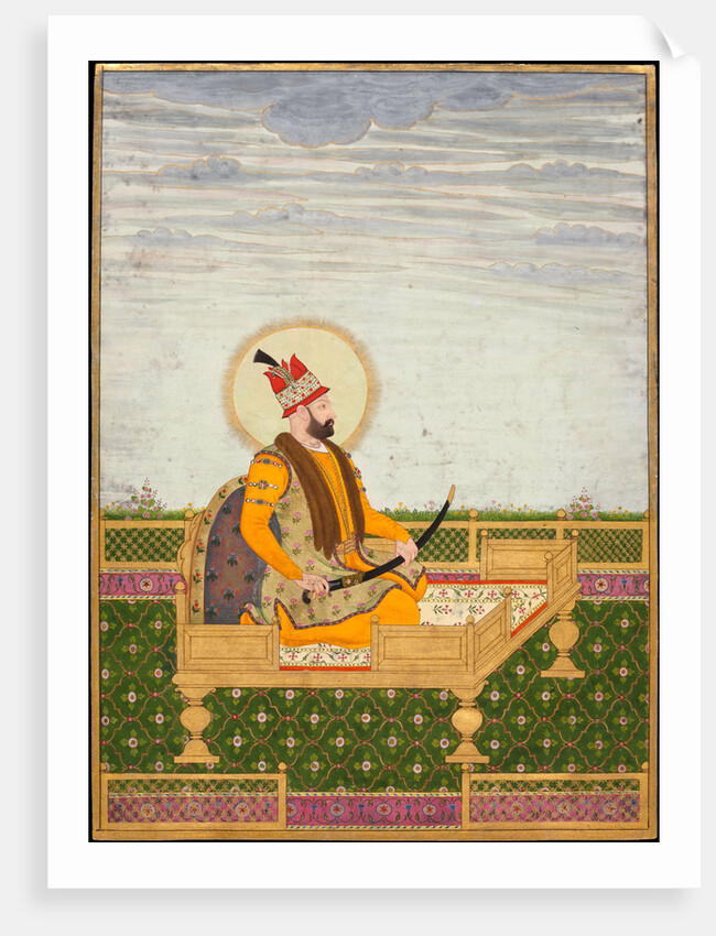 Portrait of Nader Shah by Indian Art