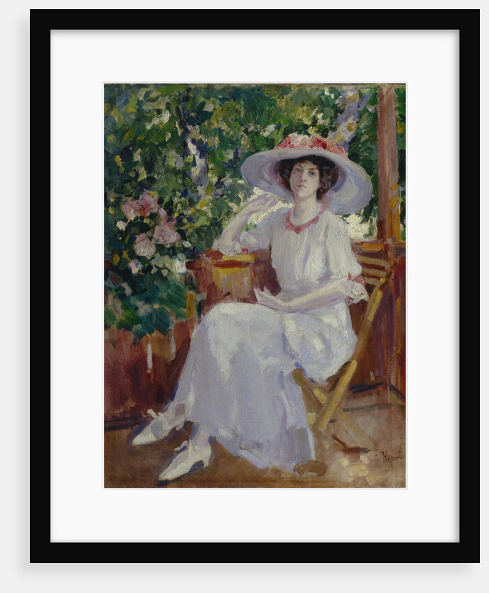Portrait of the actress Nadezhda Komarovskaya by Konstantin Alexeyevich Korovin