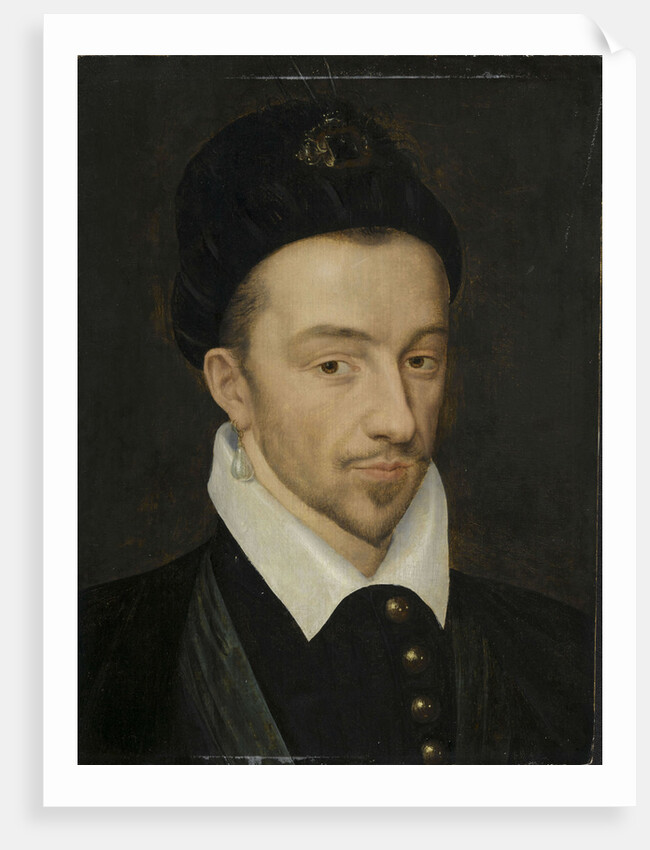Portrait of Henry III of France by François Clouet