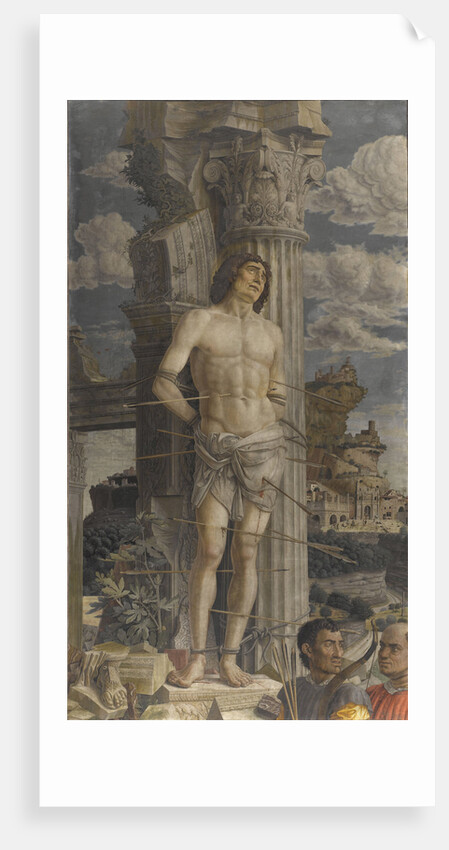 The Martyrdom of Saint Sebastian by Andrea Mantegna