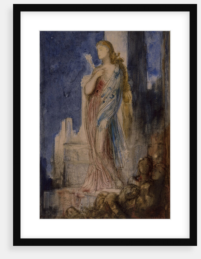 Helen on the Ramparts of Troy by Gustave Moreau