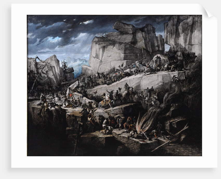 Hannibal Crosses the Alps by Bénédict Masson