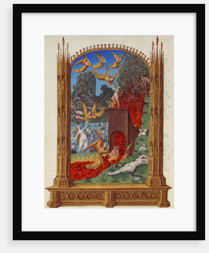 The Purified Souls in Purgatory (Les Très Riches Heures du duc de Berry) by Limbourg brothers