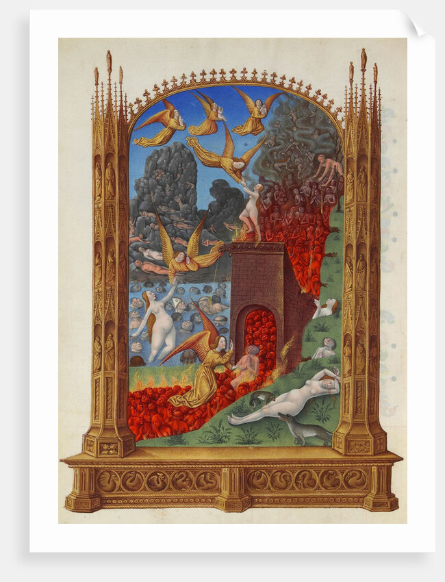 The Purified Souls in Purgatory (Les Très Riches Heures du duc de Berry) by Limbourg brothers