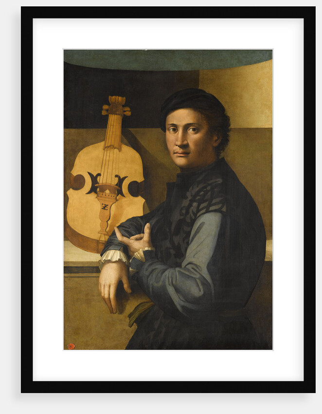 Portrait of a viola player by Paolo Zacchia the Elder