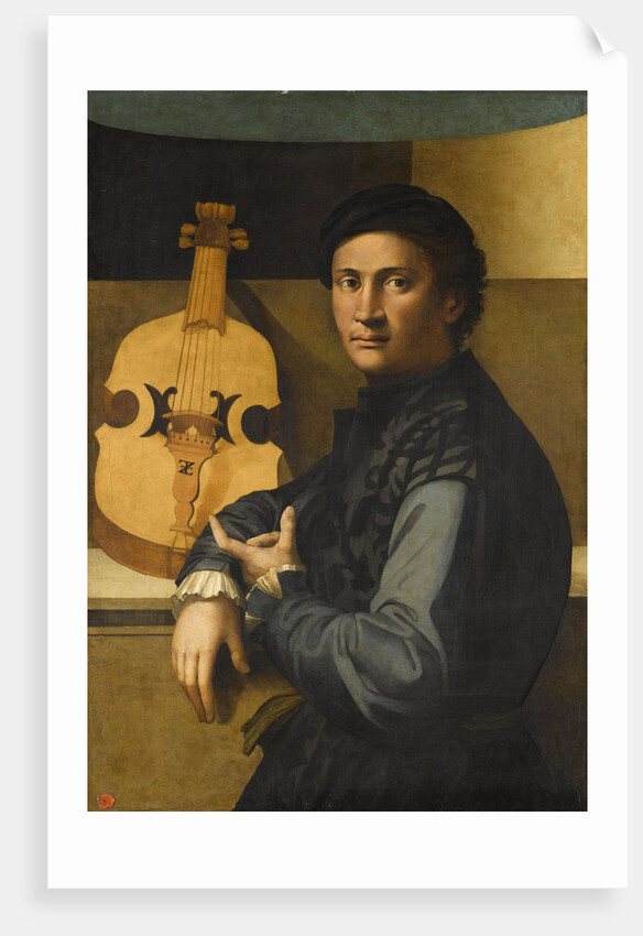 Portrait of a viola player by Paolo Zacchia the Elder