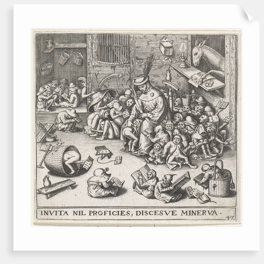 The Ass in the School by Pieter Heyden van der