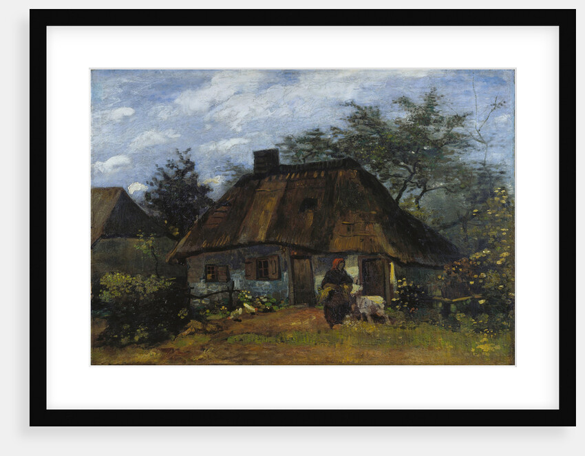 Farmhouse in Nuenen (La Chaumière) by Vincent van Gogh