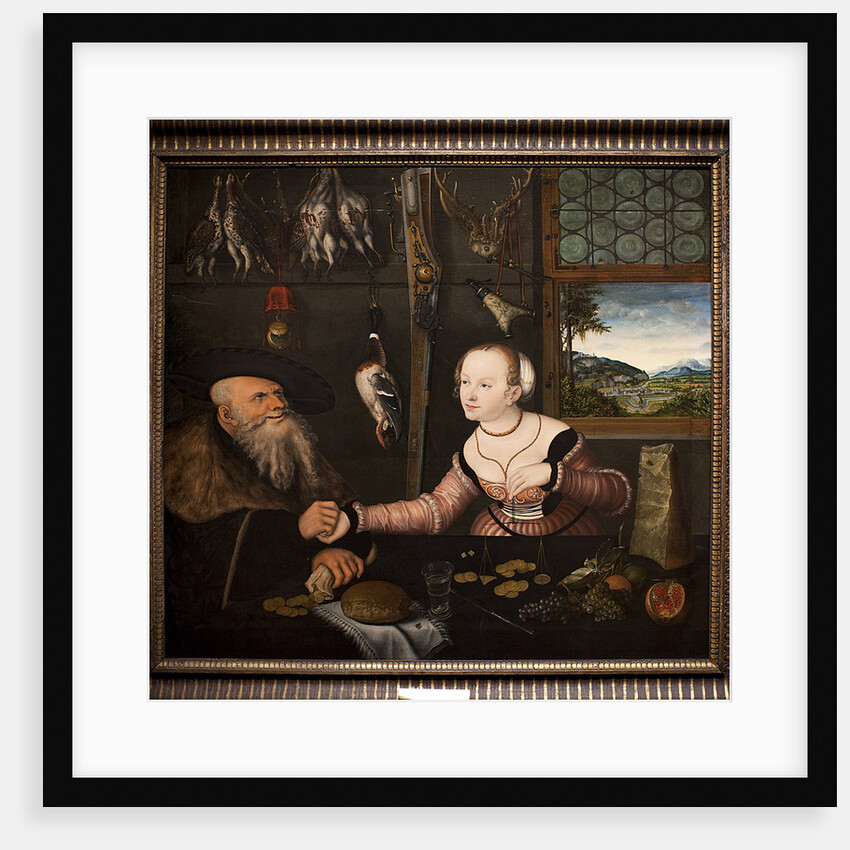The Ill matched Couple by Lucas Cranach the Elder