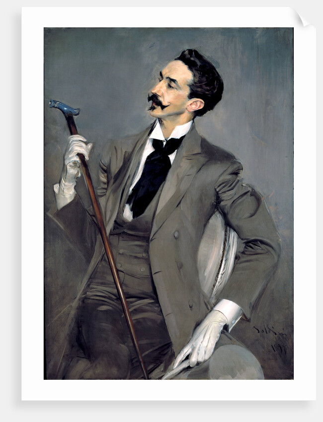 Portrait of Count Robert de Montesquiou by Giovanni Boldini