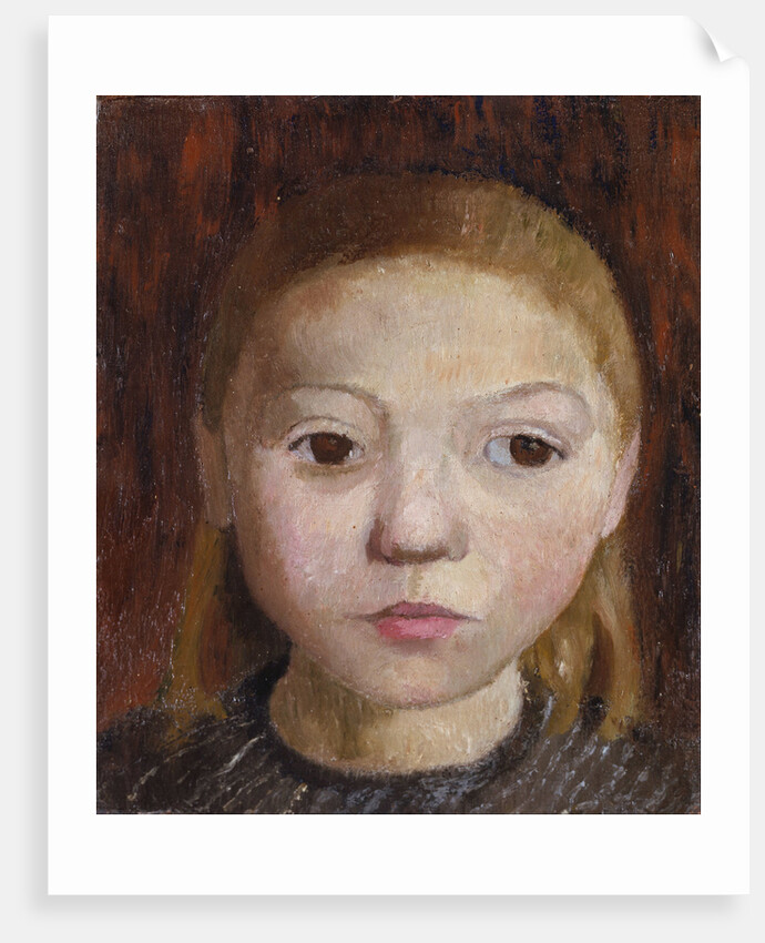 Head of a Girl by Paula Modersohn-Becker