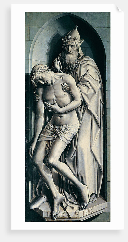 The Flémalle Panels: The Holy Trinity by Robert Campin
