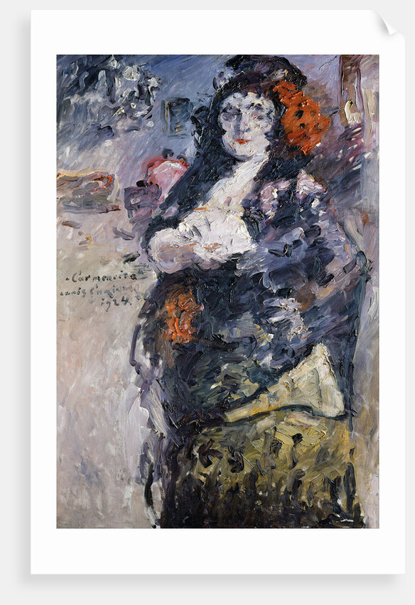 Carmencita (Portrait of Charlotte Berend-Corinth in Spanish Dress) by Lovis Corinth