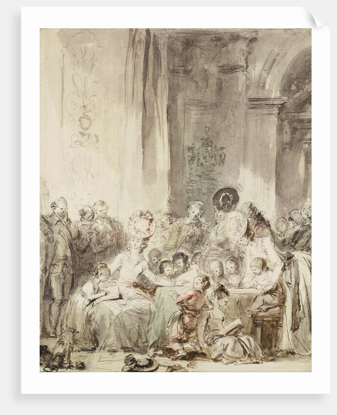 The Competition (Le concours) by Jean Honoré Fragonard
