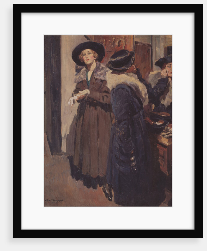 In an anteroom by Sergei Arsenyevich Vinogradov
