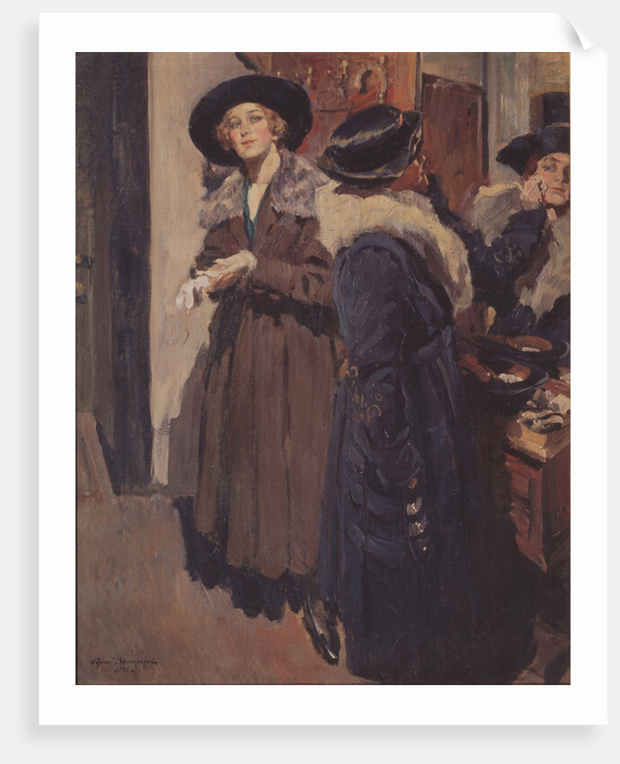 In an anteroom by Sergei Arsenyevich Vinogradov