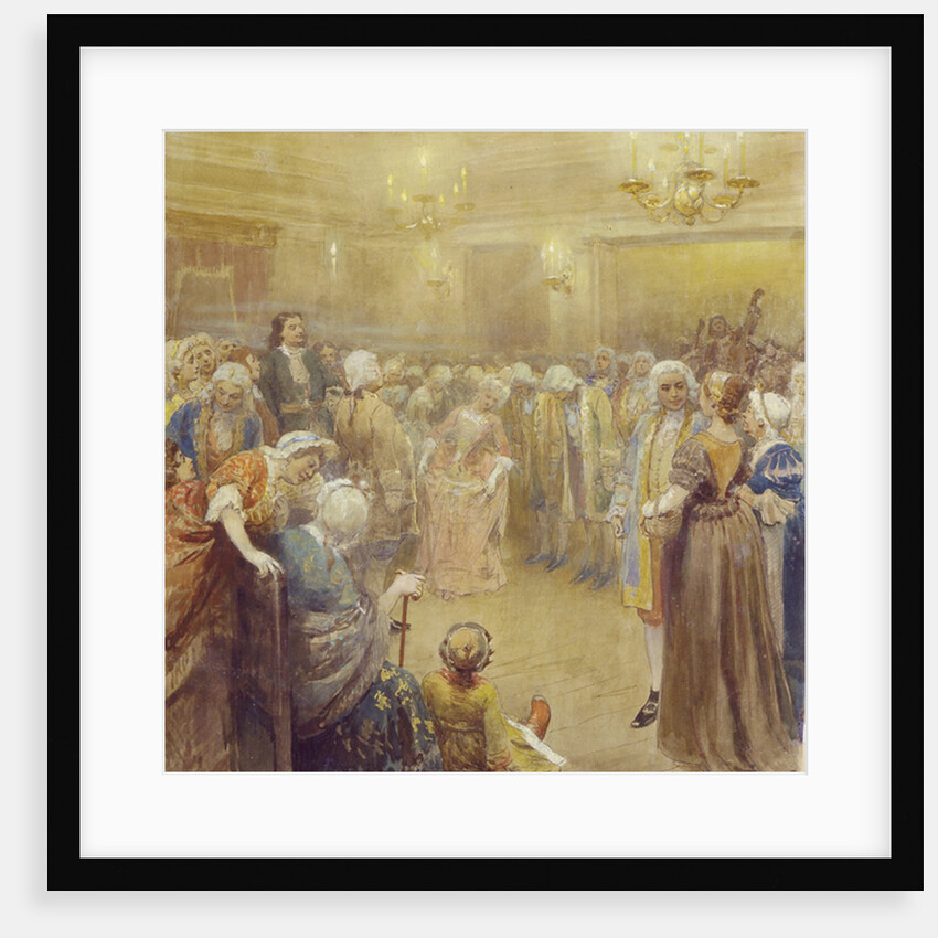 The Assembly at the time of Peter I by Klavdi Vasilyevich Lebedev