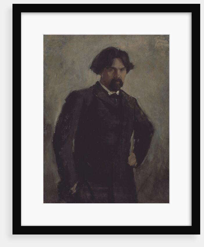 Portrait of the artist Vasily Surikov by Valentin Alexandrovich Serov