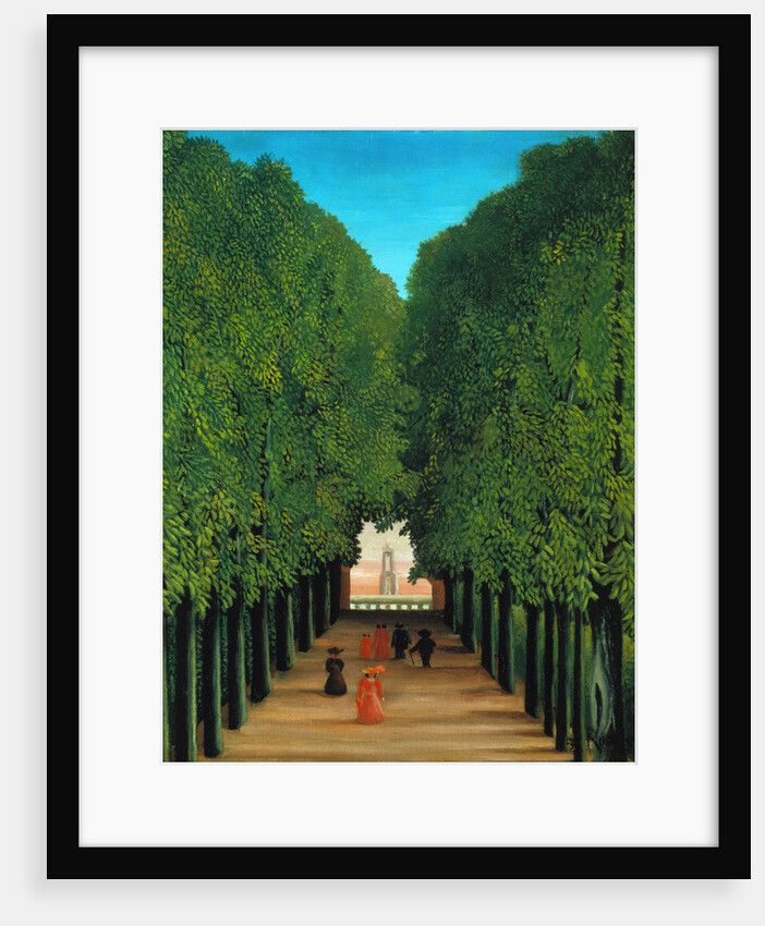 The Avenue in the Park at Saint Cloud by Henri Julien Félix Rousseau
