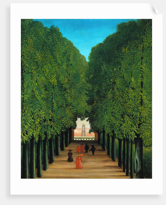 The Avenue in the Park at Saint Cloud by Henri Julien Félix Rousseau