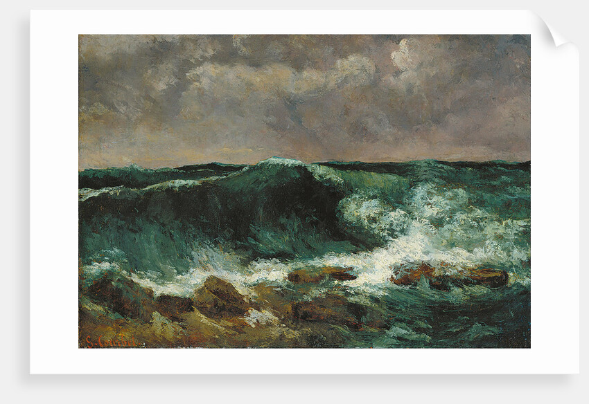 The Wave by Gustave Courbet