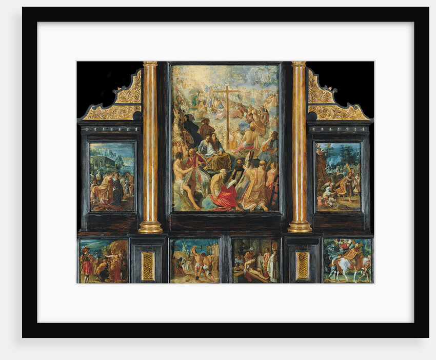 The Frankfurt Altarpiece of the Exaltation of the True Cross by Adam Elsheimer