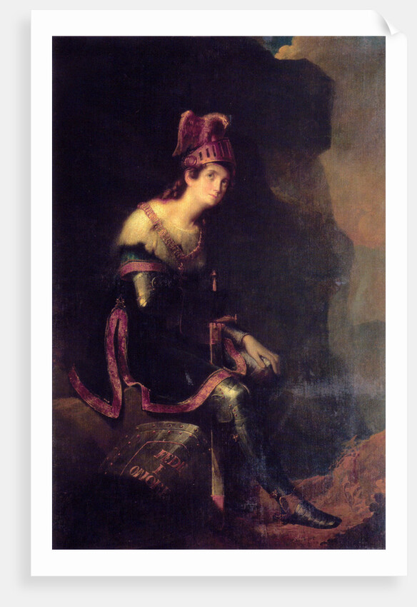 Portrait of Princess Zinaida Alexandrovna Volkonskaya in the Habit of Tancred by Fyodor Antonovich Bruni