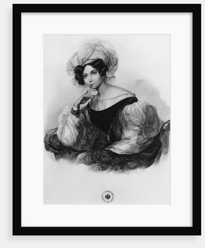 Portrait of Princess Zinaida Alexandrovna Volkonskaya by Anonymous