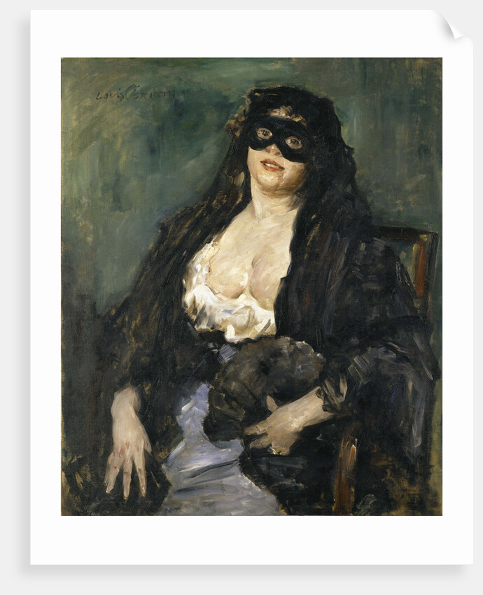 The Black Mask by Lovis Corinth