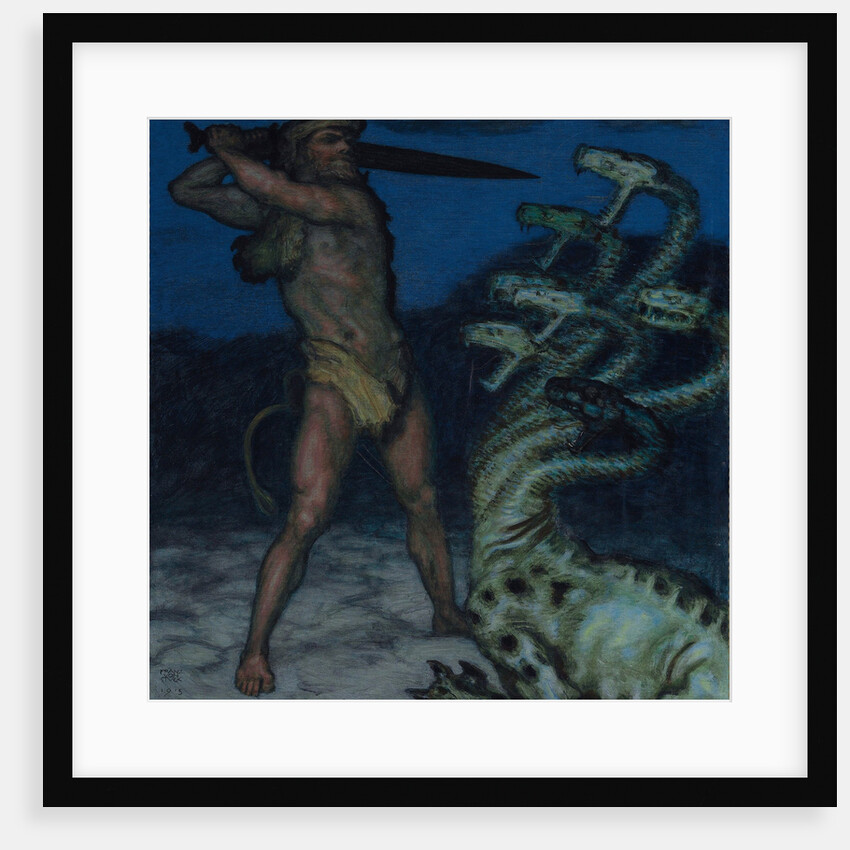 Hercules and Hydra by Franz Ritter von Stuck