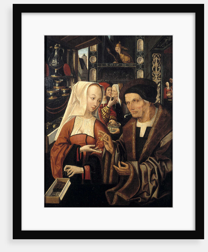 The Spectacles Seller by Jacob Cornelisz van Oostsanen