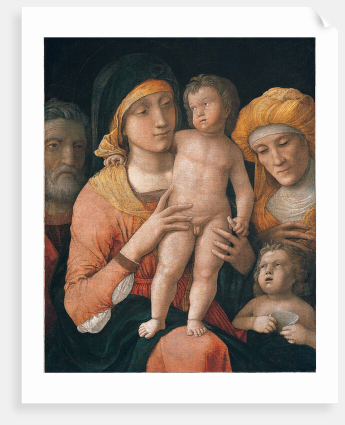 The Madonna and Child with Saints Joseph, Elizabeth, and John the Baptist by Andrea Mantegna