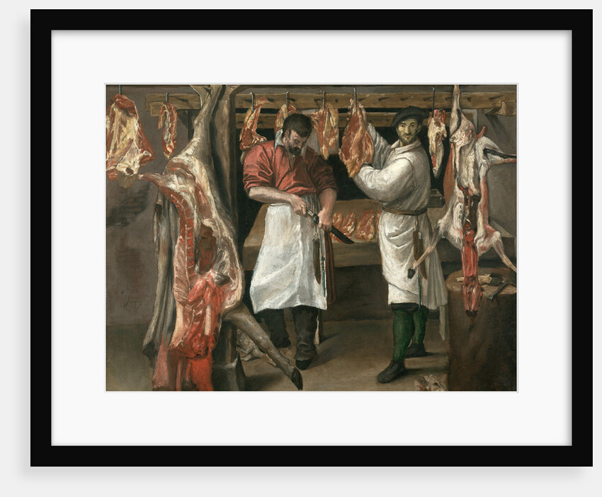 The Butchers Shop by Annibale Carracci