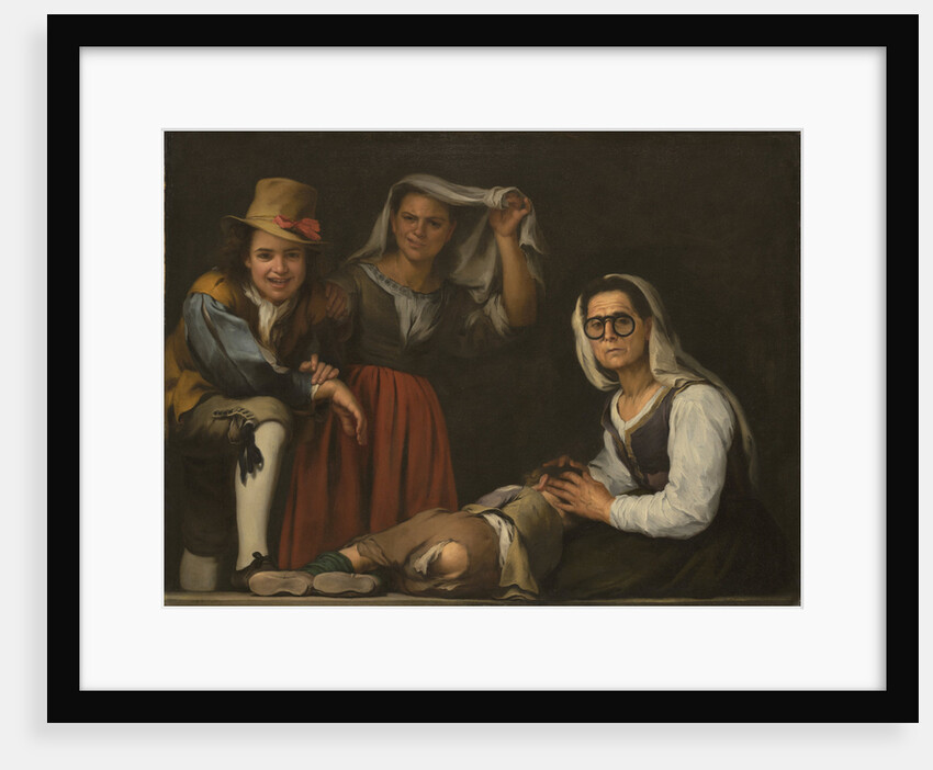 Four Figures on a Step by Bartolomé Estebàn Murillo