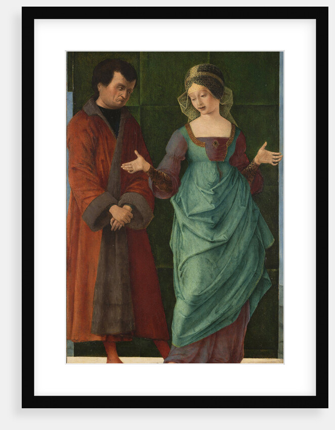 Portia and Brutus by Ercole de' Roberti
