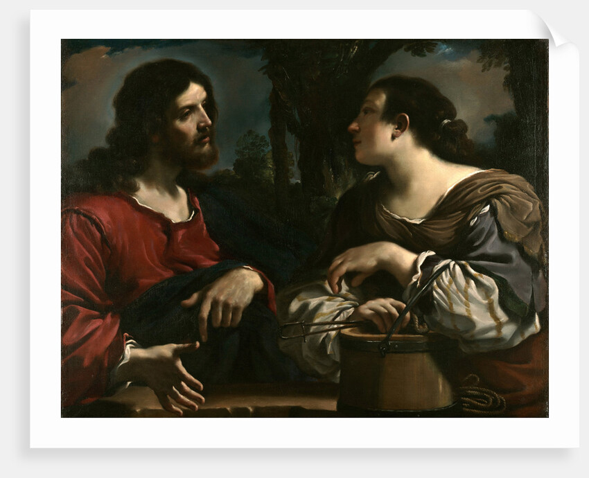 Christ and the Samaritan Woman at Jacobs Well by Guercino