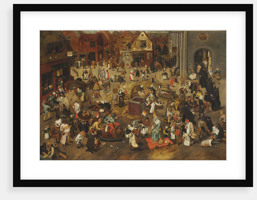 The Fight Between Carnival and Lent by Pieter Bruegel the Elder