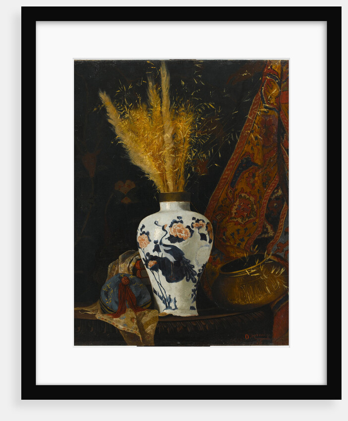 Flowers in a White Vase by Osman Hamdi Bey