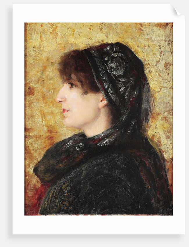 Portrait of Naile Hanim by Osman Hamdi Bey