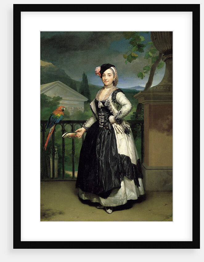 Portrait of Isabel Parreno Arce Ruiz de Alarcon y Valdés, Marchioness of Llano by Anton Raphael Mengs
