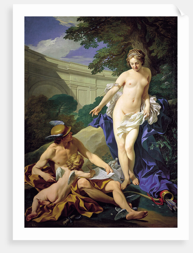Venus with Mercury and Cupid by Louis Michel Van Loo