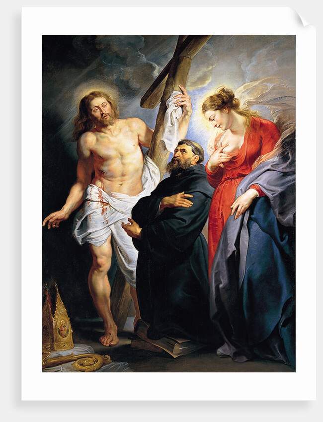 Saint Augustine Between Christ and the Virgin by Pieter Paul Rubens