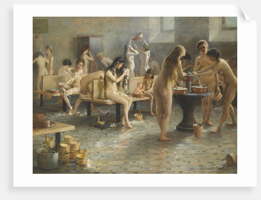 The Bath House by Vladimir Alexandrovich Plotnikov