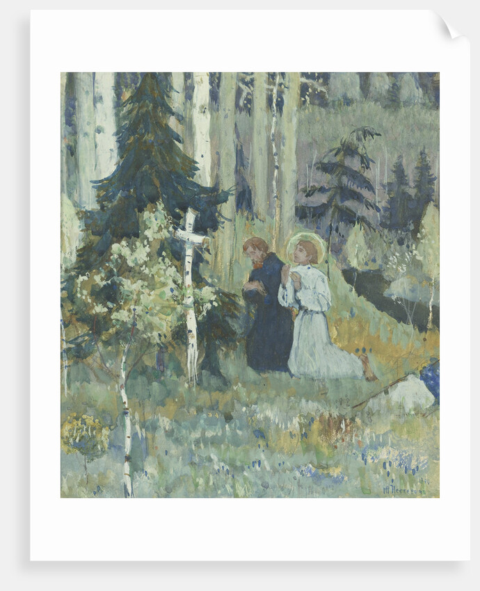 The Founding of the Trinity-Sergius Monastery by Mikhail Vasilyevich Nesterov