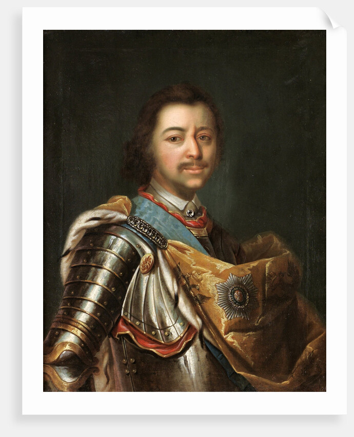 Portrait of Emperor Peter I the Great by Jan Kupecky