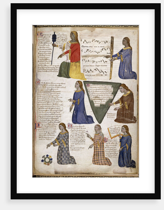 The Seven Liberal Arts (From Regia Carmina by Convenevole da Prato) by Pacino di Buonaguida